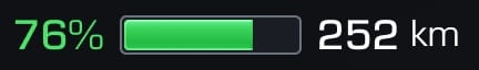 76% 252 km