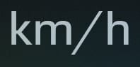 km/h
